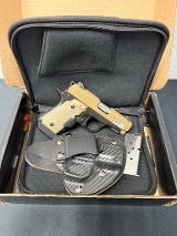 KIMBER MICRO 9 DESERT TAN W/CRIMSON TRACE 9MM LUGER (9X19 PARA)