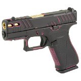 GLOCK New Custom 43X Pink/Black Cerakote Zaffiri IBS Barrel 9MM LUGER (9x19 PARA) - 1 of 3