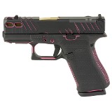 GLOCK New Custom 43X Pink/Black Cerakote Zaffiri IBS Barrel 9MM LUGER (9x19 PARA) - 3 of 3