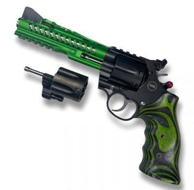 KORTH Super Sport GTA BLACK LAMINATE WOOD GRIPS, 9MM CYLINDER .357 MAG/9MM