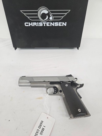 CHRISTENSEN ARMS 1911 Stainless w/Original Box .45 ACP