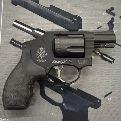 SMITH & WESSON 442 AIRWEIGHT .38 SPL +P