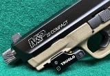 SMITH & WESSON M&P22 COMPACT CERAKOTE FDE THREADED BARREL .22 LR - 3 of 3