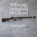 SPRINGFIELD ARMORY M1 Garand WWII 1942 .30-06 SPRG - 1 of 3