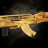 CENTURY ARMS DRACO AK Pistol - 24K Gold Plated - With Flash Hider and 30 Rounds Magazine 7.62X39MM - 3 of 3