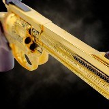 COLT RARE: COLT King Cobra 4" - 357 Mag - 6 ROUNDS - Engraved & 24K Gold Plated .357 MAG - 3 of 3
