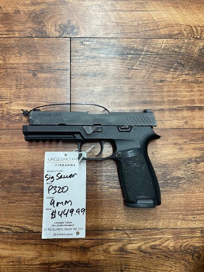 SIG SAUER P320 9MM LUGER (9x19 PARA)