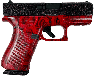 GLOCK G43X (SPLATTER ROSE CUSTOM) 9MM LUGER (9x19 PARA)