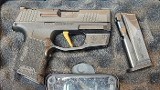 SIG SAUER MODEL P365 WITH CRIMSON TRACE GREEN LASER 9MM LUGER (9x19 PARA) - 1 of 2