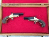 BUTLER ARMS USA Derringer Pair w/Wood Hard Case .22 Short - 3 of 3 BUTLER ARMS USA Derringer Pair w/Wood Hard Case .22 Short - 3 of 3