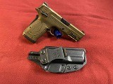 SMITH & WESSON BURNT BRONZE M&P 9 SHIELD EZ THUMB SAFETY 9MM 9MM LUGER (9x19 PARA)