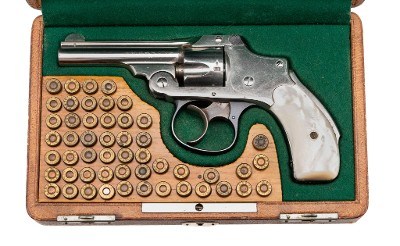 SMITH & WESSON CASED NEW DEPARTURE .32 S&W