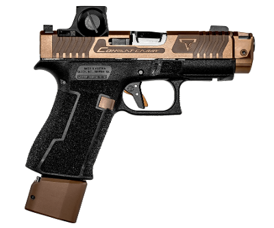 TARAN TACTICAL TTI Glock 43x w/ Romeo-X & Radian® AFTERBURNER™ + RAMJET™ - Copperhead 9MM LUGER (9x19 PARA)