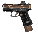 TARAN TACTICAL TTI Glock 43x w/ Romeo-X & Radian® AFTERBURNER™ + RAMJET™ - Copperhead 9MM LUGER (9x19 PARA) - 2 of 3