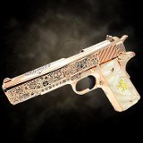 COLT COLT Customized 1911 - 38 Super, Dia De Los Muertos Design - 18K Rose Gold .38 SUPER