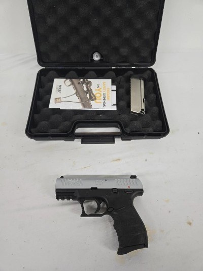 WALTHER CCP Stainless w/Original Case, 2 Mags 9MM LUGER (9x19 PARA)