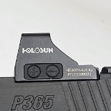 SIG SAUER P365XL manual safety, holosun 407k green dot 9MM LUGER (9x19 PARA) - 2 of 3