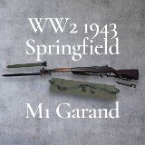 SPRINGFIELD ARMORY M1 GARAND 1943 WW2 .30-06 SPRG - 1 of 3