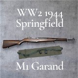 SPRINGFIELD ARMORY M1 garand 1944 WW2 .30-06 SPRG