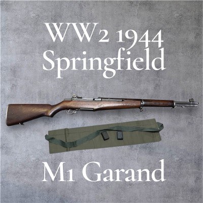 SPRINGFIELD ARMORY M1 garand 1944 WW2 .30-06 SPRG
