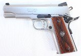 RUGER EXCELLENT RUGER SR1911 45 ACP 4.25" COMMANDER STAINLESS STEEL W/ BOX 2-MAGS .45 ACP