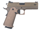 NIGHTHAWK CUSTOM BDS9, Double Stack
Commander, Agressive Grip, SANDHAWK TAN, IOS Optic Ready 9MM LUGER (9x19 PARA)