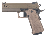 NIGHTHAWK CUSTOM BDS9, Double Stack
Commander, Agressive Grip, SANDHAWK TAN, IOS Optic Ready 9MM LUGER (9x19 PARA) - 2 of 2