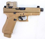 GLOCK GLOCK G45 GEN5 MOS 9MM 5" THREADED BBL FDE AIMPOINT ACRO P-2 TAN BOX 3-MAGS 9MM LUGER (9x19 PARA) - 2 of 3