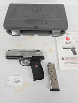 RUGER P345 Stainless w/2 Mags, Original Hard Case, Manuals .45 ACP