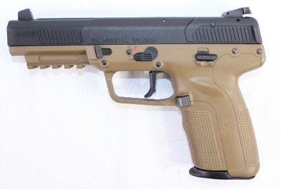 FN FN FNH FIVE-SEVEN 5.7X28MM FDE / BLACK 1-MAG 20+1 SEMI-AUTO PISTOL 5.7X28MM