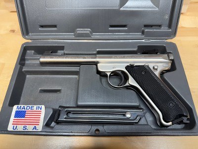 RUGER MK II TARGET STAINLESS .22 LR