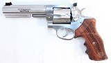 RUGER EXCELLENT RUGER GP100 357 MAG 5" BARREL STAINLESS STEEL W/ WOOD GRIPS BOX & PAPERS .357 MAG - 1 of 3