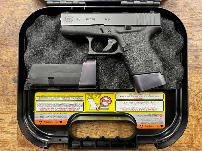 GLOCK 43 9MM LUGER (9x19 PARA)