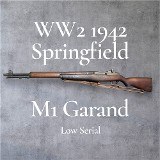SPRINGFIELD ARMORY M1 Garand WW2 1942 .30-06 SPRG