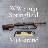 SPRINGFIELD ARMORY M1 Garand WW2 1941 .30-06 SPRG