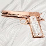 ROCK ISLAND ARMORY 1911 - 45ACP - 5" - Mirror Finish Polishing & All 18K Rose Gold .45 ACP - 3 of 3