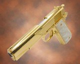 ROCK ISLAND ARMORY 1911 - 45ACP - 5" - Mirror Finish Polishing & All 24K GOLD .45 ACP - 3 of 3