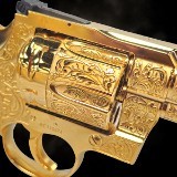 COLT Anaconda - 8 Inches - Scroll Engraving - All 24K Gold Plated with Upgraded Grips .44 MAGNUM - 3 of 3