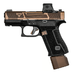 TARAN TACTICAL TTI Glock 43XR w/ Romeo-X & Radian® AFTERBURNER™ + RAMJET™ - Copperhead 9MM LUGER (9x19 PARA) - 2 of 3