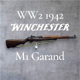 WINCHESTER M1 GARAND WW2 1942 .30-06 SPRG