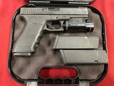 GLOCK G21 SF Police Trade In w/ Ameriglo Night Sights + Streamlight TLR-1 .45 ACP