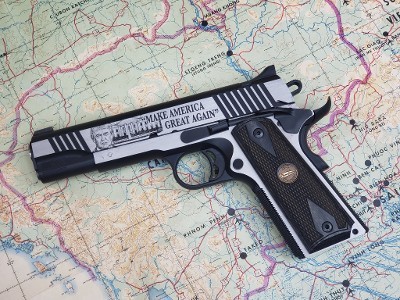 Auto-Ordnance 1911 A1 Trump Pistol .45 ACP