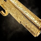 COLT 24K Gold - 1911, 45ACP - French Scroll Engraved - Polished & Gold Plated .45 ACP - 2 of 3