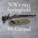 SPRINGFIELD ARMORY M1 Garand WW2 1943 .30-06 SPRG - 1 of 3