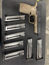 SMITH & WESSON M&P22 COMPACT CERAKOTE FDE THREADED BARREL .22 LR - 1 of 1