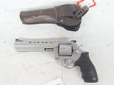 TAURUS 44 Stainless w/Leather Holster .44 Magnum - 1 of 3