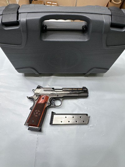 SIG SAUER 1911 TEXAS ENGRAVED GOLD .45 ACP