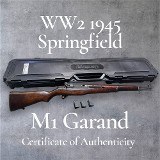 SPRINGFIELD ARMORY M1 Garand WW2 1945 .30-06 SPRG - 1 of 3