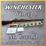WINCHESTER M1 GARAND WIN-13 WW2 1945 .30-06 SPRG - 1 of 3