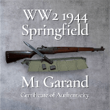 SPRINGFIELD ARMORY M1 Garand WW2 1944 .30-06 SPRG - 1 of 3